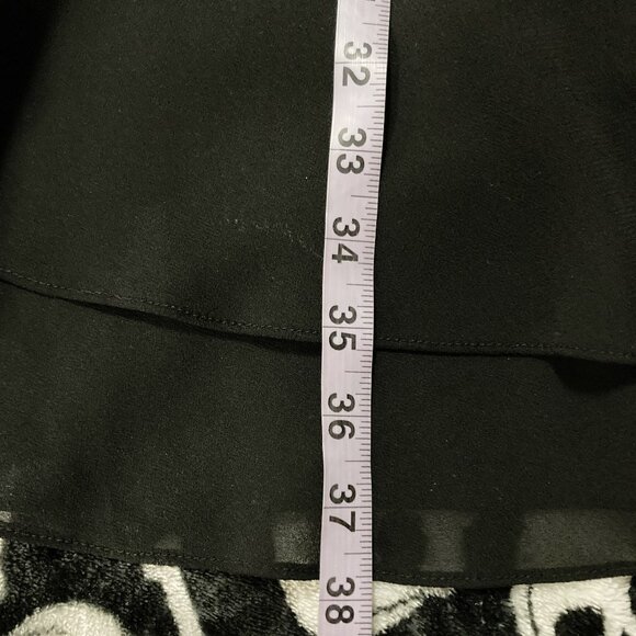 JOSEPH RIBKOFF Black sleeveless cowl neck tiered a-line dress ~ SMALL goth dress - Picture 6 of 15